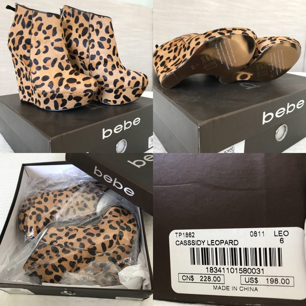 Bebe wedge booties